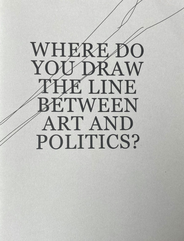 Where Do You Draw The Line Between Art And Politics Books On The Move